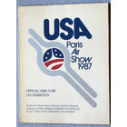 Авиасалон Ле-Бурже 1987 год Каталог экспозиции США.