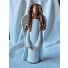 С рубля. статуэтка "Ангел", керамика, акрил, 22.5см.