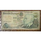 Банкнота. Португалия. 20 эскудо 1978 год. Адмирал Гаго Коутиньо