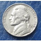 5 центов  1968 S США Джеферсон