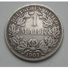 Германия 1 марка 1907