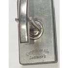 Запонка  60 х годов Lageskov tin Danmark , с натуральным камнем . Клеймо . Настолько редкая что не нашел такую в каталоге фирмы.