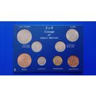 Великобритания комплект 8  монет 1966