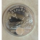 С рубля без мц! 2000 песет 2001 Испания - Последняя Песета серебро ярчайшая!