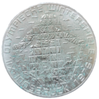 100 шиллингов 1975 XII зимние Олимпийские Игры, Инсбрук 1976 - Лыжник! Серебро 24 грамма 640 пробы! ВОЗМОЖЕН ОБМЕН!