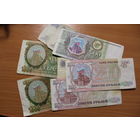 Банкноты РОССИИ 1993 года, разного номинала, 8 штук.