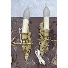 Пара настенных светильников в стиле барокко