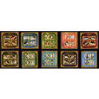 Серия блоков ДЕВУШКИ ИСКУССТВО КАРТИНЫ НЮ MNH