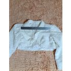 Болеро накидка шубка на плечи свадебная малая.