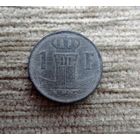 Werty71 Бельгия 1 франк 1942 Лев