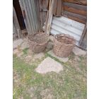 Старые, большие "Плетенные крестьянские корзины" с чердака,для антуража!