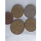 5 монет латвии