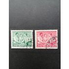ГДР 1955 Серия марок "Международный женский день" (гашение без клея) Mi.450-451 каталог 1.20 евро