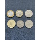 Сирия. Набор 5 монет. 10 лир, 5, 10, 25 фунтов 1996 - 2003 год