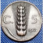 Италия 5 чентезимо 1927 г.