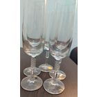 Винтажный набор бокалов 5 штук Богемия в идеальном состоянии в оригинальной коробке.180 мл