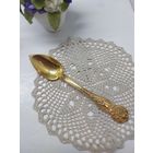 Ложка чайная СЕРЕБРО В ПОЗОЛОТЕ (настоящее произведение искусства) с 1 рубля