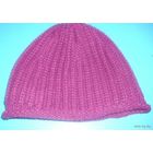 Шапка вязаная теплая, р-р 52-56