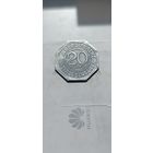 20 пфеннигов 1919 года (нотгельды) Германия  Нюрнберг Частный выпуск - Нюрнбергский трамвай. Альбрехт Дюрер. 30