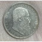 Монета 5 марок 1913 год. Вюртемберг. Германская империя. Вильгельм II