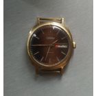 Часы наручные мужские "Слава"2426, SU , 26 камней, (редкая форма), позолота 5 мкм, СССР.