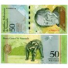 Венесуэла. 50 боливаров (образца 2009 года, P92d, UNC)
