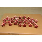 Звёзды эмалевые, магнитные, 23 мм. одним лотом. АУКЦИОН!!! Распродажа коллекции вещей. С РУБЛЯ! АУКЦИОН!