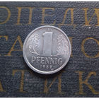 1 пфенниг 1989 (A) Германия ГДР #25 aUNC