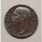 Италия 10 чентезимо, 1936 год. Новый реверс: Герб
