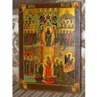 ИКОНА ПОКРОВА БОГОРОДИЦЫ. КОРОЛЕВСКИЙ РАЗМЕР.