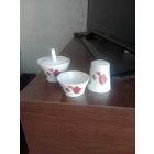 Солонка перечница горчичница Дулево фарфор СССР