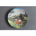 Тарелка коллекционная настенная [Англия, The Flying Scotsman, Bradex #26-B10-1.1] D=19см.