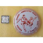 Борьба самбо Первенство СССР Гомель 1986 значок+керамика