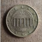 Германия 10 евроцентов 2002 г., отметка мд. "А" - Берлин, KM# 210