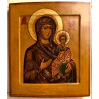 Смоленская Пресвятая Богородица "Одигитрия". Центральная Россия, 19й век.