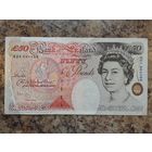 50 фунтов 1994 г. Номер R24 984488