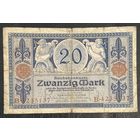 Банкнота 20 марок 1915 год. Германская империя