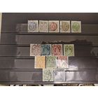 Лот дорогих гашенных марок Дании
