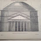ПАНТЕОН В РИМЕ. Таб.3   Гравюра энциклопедическая 20век. 37х28см.   РАСПРОДАЖА КОЛЛЕКЦИИ.