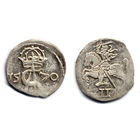 Двуденар 1570, Жигимонт Август, Вильно. Остатки штемпельного блеска