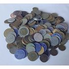 Лот монет разных СССР, Россия,  Украина, Европа.. 555 грамм