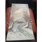 По мотивам Ю. Клевер пейзаж Зима