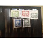 1918 Россия Украина локальный выпуск города Любомль Волынской губернии редкость полная серия гашеные реже чистых архитектура (2-12)