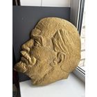Старт с 1 рубля ! Огромный  настенный барельеф металл В. И. Ленин СССР .Смотрите другие лоты много распродаж !!!