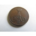 Денежка варшавская 1859 ВМ