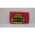 Обертка от жвачки Dubble Bubble.