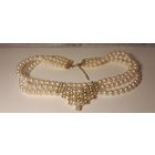 Колье с искусственным жемчугом