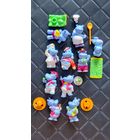 Редкая немецкая серия киндер Бегемоты палубные 1992год Германия . ВСЕ детали съёмные ! РЕДКИЕ ВАРИАНТНЫЕ фигурки. Коллекционное состояние.