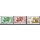 Испанская Ифни 1955. Фауна. 3 марки 154-56