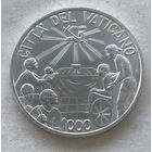 Ватикан 1000 лир 1999 - Право на свободу вероисповедания